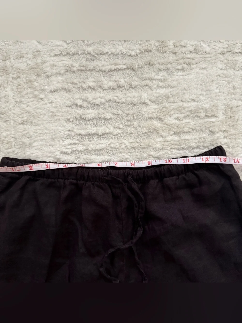 100% linen Dark Brown pants